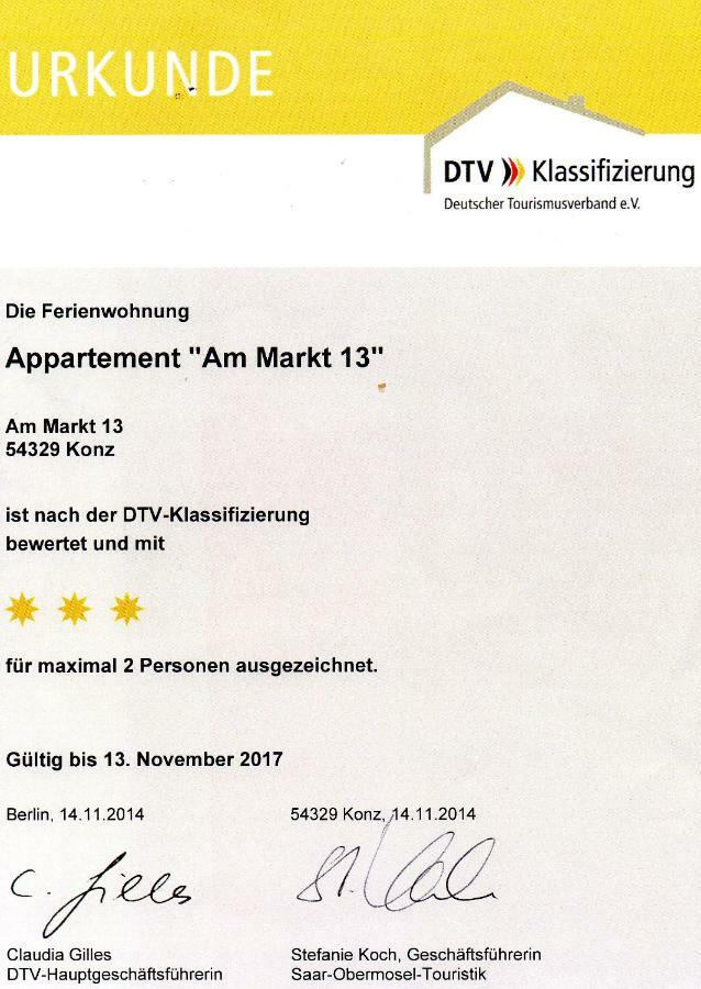 Apartment Am Markt 13 Конц Экстерьер фото